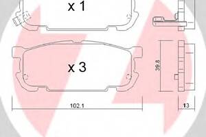 Тормозные колодки для моделей: MAZDA (MX-5)