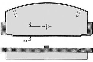 Тормозные колодки для моделей: MAZDA (RX, RX,RX,626,626,626,626,FAMILIA,323,PREMACY,6,6,6,6,6,6,RX)