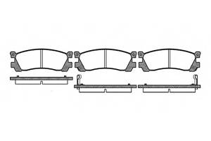 Тормозные колодки для моделей: MAZDA (XEDOS, 929,929)