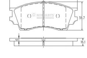 Тормозные колодки для моделей: MAZDA (XEDOS, B-SERIE,B-SERIE)