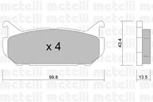 Тормозные колодки для моделей: MAZDA (XEDOS, MX-6,626,626)