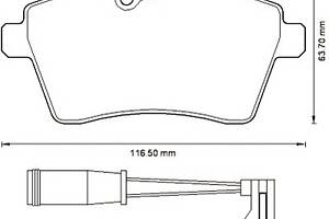 Тормозные колодки для моделей: MERCEDES-BENZ (A-CLASS, B-CLASS)