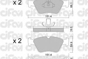 Тормозные колодки для моделей: MERCEDES-BENZ (C-CLASS, E-CLASS,C-CLASS,E-CLASS,SLK,CLK,CLK)