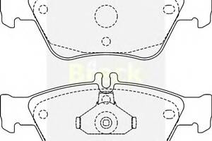 Тормозные колодки для моделей: MERCEDES-BENZ (C-CLASS, E-CLASS,C-CLASS,E-CLASS,SLK,CLK,CLK)