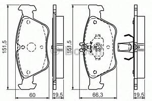 Колодки гальмівні для моделей:MERCEDES-BENZ (C-CLASS,E-CLASS,C-CLASS,E-CLASS,SLK,CLK,CLK)