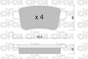 Колодки гальмівні для моделей:MERCEDES-BENZ (CITAN,CITAN,CITAN), RENAULT (KANGOO,KANGOO,KANGOO)