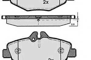 Колодки гальмівні для моделей: MERCEDES-BENZ (E-CLASS, E-CLASS), SAAB (9-7X)