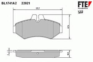 Колодки гальмівні для моделей: MERCEDES-BENZ (G-CLASS, G-CLASS, SPRINTER, SPRINTER, SPRINTER, G-CLASS), VOLKSWAGEN (LT, LT, L