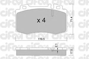 Тормозные колодки для моделей: MERCEDES-BENZ (M-CLASS, S-CLASS,S-CLASS,C-CLASS,C-CLASS,C-CLASS,SL,CLS)