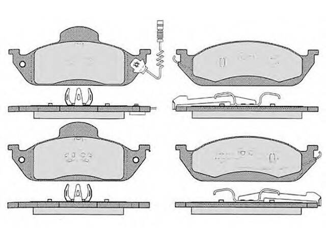 Тормозные колодки для моделей: MERCEDES-BENZ (M-CLASS)