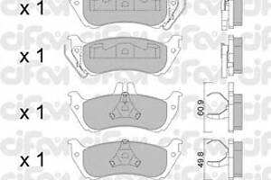 Тормозные колодки для моделей: MERCEDES-BENZ (M-CLASS)