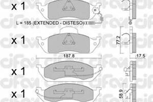 Тормозные колодки для моделей: MERCEDES-BENZ (M-CLASS)