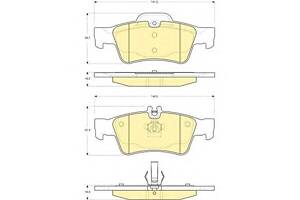 Тормозные колодки для моделей: MERCEDES-BENZ (S-CLASS, S-CLASS,C-CLASS,SL,E-CLASS,E-CLASS,CLS,S-CLASS,S-CLASS,E-CLASS,E