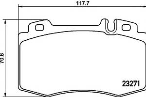 Колодки гальмівні для моделей:MERCEDES-BENZ (SL,M-CLASS,S-CLASS,S-CLASS,SL)