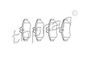 Тормозные колодки  для моделей: MERCEDES-BENZ (SPRINTER, SPRINTER,SPRINTER), VOLKSWAGEN (LT,LT,LT)