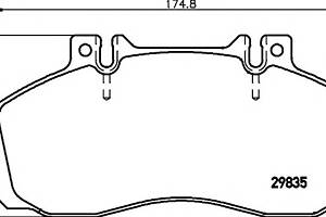 Тормозные колодки для моделей: MERCEDES-BENZ (T2-LN1, T2-LN1,T2-LN1,T2-LN1,T2-LN1,VARIO,VARIO,VARIO,VARIO,VARIO,SPRINTE