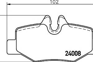 Колодки гальмівні для моделей:MERCEDES-BENZ (VIANO,VITO,VITO), MERCEDES-BENZ (FJDA)