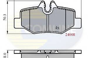 Гальмівні колодки для моделей: MERCEDES-BENZ (VIANO, VITO, VITO)