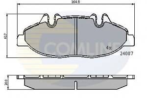 Гальмівні колодки для моделей: MERCEDES-BENZ (VIANO, VITO, VITO)