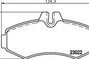 Гальмівні колодки для моделей: MERCEDES-BENZ (VITO, VITO, V-CLASS)