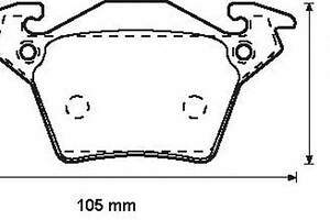Тормозные колодки для моделей: MERCEDES-BENZ (VITO, VITO,V-CLASS)