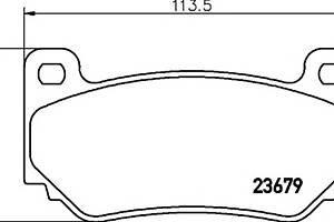 Гальмівні колодки для моделей: MG (MGF, MG)