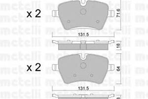 Тормозные колодки для моделей: MINI (COOPER, CABRIO,CLUBMAN,COOPER,CABRIO,COUNTRYMAN,COUPE,PACEMAN)