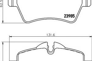 Тормозные колодки для моделей: MINI (COOPER, CABRIO,CLUBMAN,COOPER,CABRIO,COUNTRYMAN,COUPE,ROADSTER,PACEMAN)