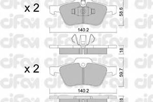 Тормозные колодки для моделей: MINI (COOPER, CABRIO)