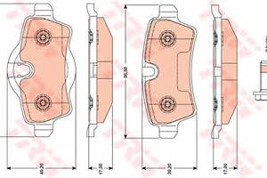 Тормозные колодки для моделей: MINI (COOPER, CLUBMAN,COOPER,CABRIO,COUPE,ROADSTER,CLUBVAN)