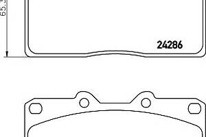 Тормозные колодки для моделей: MITSUBISHI (3000-GT, GTO)