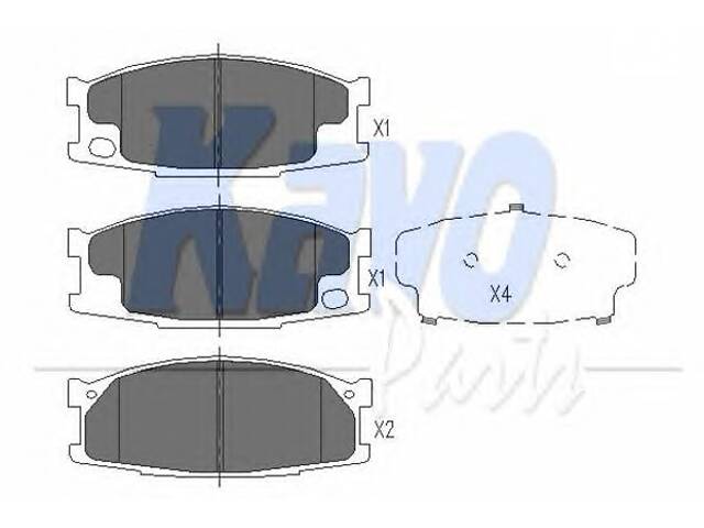 Тормозные колодки для моделей: MITSUBISHI (CANTER)