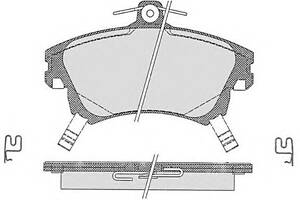 Колодки гальмівні для моделей: MITSUBISHI (CARISMA, CARISMA), VOLVO (S40, V40, S60)