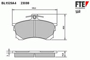 Тормозные колодки для моделей: MITSUBISHI (CARISMA, CARISMA)