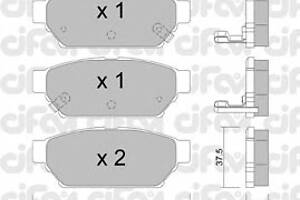 Колодки гальмівні для моделей: MITSUBISHI (COLT, LANCER, LANCER, CARISMA, CARISMA, MIRAGE, MIRAGE, LANCER, FTO), PROTON (PERSO