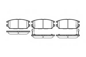 Гальмівні колодки для моделей: MITSUBISHI (GALANT, GALANT, LANCER, SIGMA, SPACE-WAGON, SPACE-RUNNER, PROUDIA-DIGNITY, LANCER)