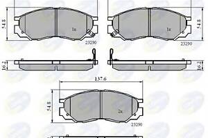 Тормозные колодки для моделей: MITSUBISHI (L-200, L-300,L-400,L-400)