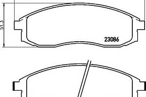 Тормозные колодки для моделей: MITSUBISHI (L-200)