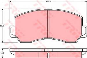 Тормозные колодки для моделей: MITSUBISHI (L-300, SAPPORO,SAPPORO,PAJERO,GALANT,L-300,PAJERO,GALANT,L-300)