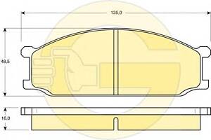 Колодки гальмівні для моделей:MITSUBISHI (L-300)