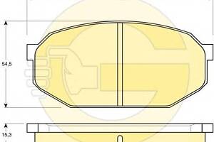 Тормозные колодки для моделей: MITSUBISHI (LANCER, SAPPORO,STARION,GALANT)