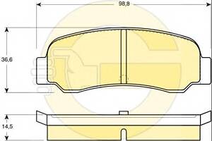 Тормозные колодки для моделей: MITSUBISHI (LANCER)