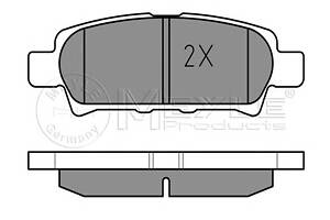 Колодки гальмівні для моделей:MITSUBISHI (OUTLANDER,LANCER,LANCER,OUTLANDER,LANCER,LANCER)