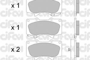 Тормозные колодки для моделей: MITSUBISHI (PAJERO), TOYOTA (LAND-CRUISER,HILUX,SEQUOIA,LAND-CRUISER,FJ-CRUISER,TUNDRA)