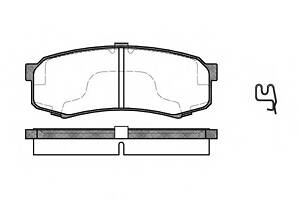 Тормозные колодки для моделей: MITSUBISHI (PAJERO), TOYOTA (LAND-CRUISER,LAND-CRUISER,LAND-CRUISER,LAND-CRUISER,LAND-C