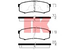 Тормозные колодки для моделей: MITSUBISHI (PAJERO), TOYOTA (LAND-CRUISER,LAND-CRUISER,LAND-CRUISER,LAND-CRUISER,LAND-C