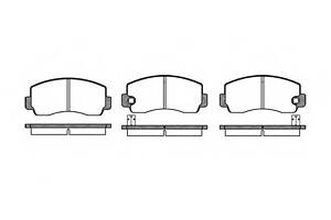 Гальмівні колодки для моделей: MITSUBISHI (PAJERO, GALANT, PAYERO), TOYOTA (SUPRA, CELICA, CELICA, CELICA)