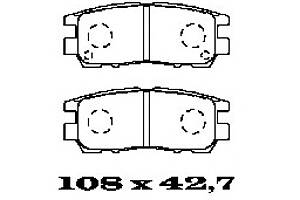 Тормозные колодки для моделей: MITSUBISHI (PAJERO, PAJERO,L-400,L-400)