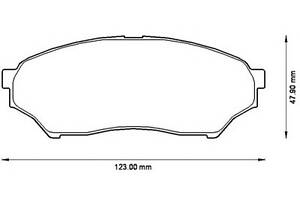 Тормозные колодки для моделей: MITSUBISHI (PAJERO, PAJERO,PAJERO)
