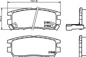 Тормозные колодки для моделей: MITSUBISHI (PAJERO, PAJERO,SPACE-WAGON,L-400,L-400,PAJERO,VERADA,VERADA,VERADA,VERADA,MA